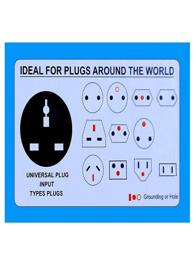 Nirvair Multi Input (3-Way) 3-Pin Plug Multicountry Input Plug Adapter with Fuse for Imported Devices from UK, US, Australia,Japan,etc Plugs - Image 4